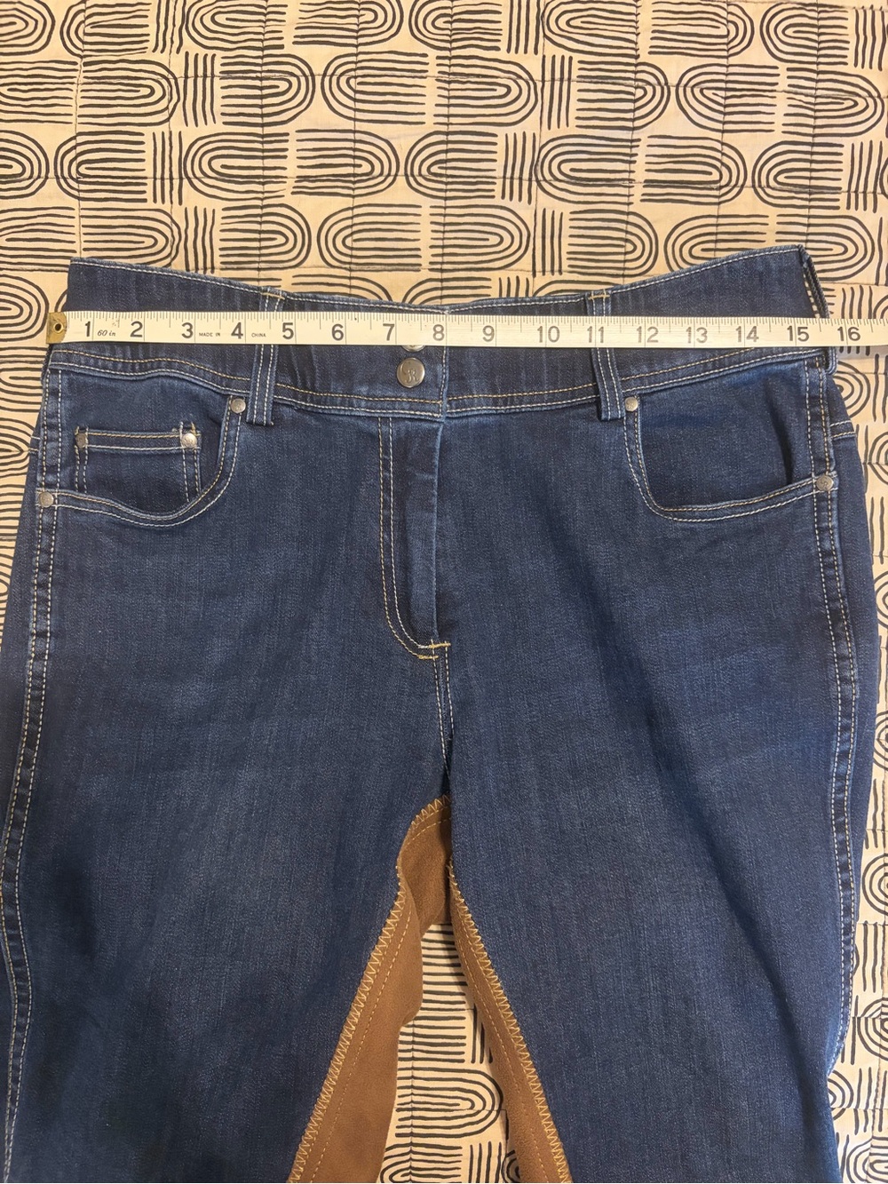 Goode Rider Equestrian Jean, Full Seat, 32R - Picture 12 of 17